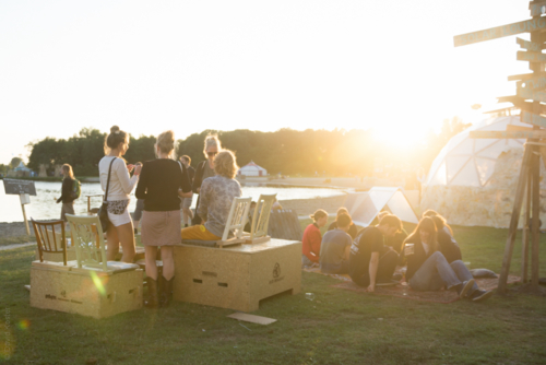 The Mix&Match lounge at DORP during Welcome To The Village Festival 2015. (Photo: David Koster)