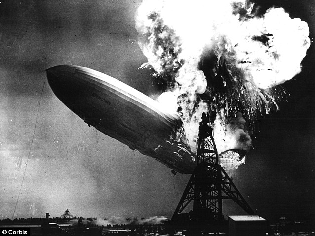 The Hindenburg Disaster in 1937
